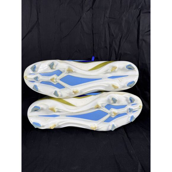 Adidas Messi Soccer Shoes Mens Size 12 Blue Gold Cleats FG 2023 Football Boots - Picture 9 of 10